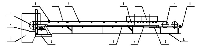 帶式輸送機(jī)結(jié)構(gòu)圖